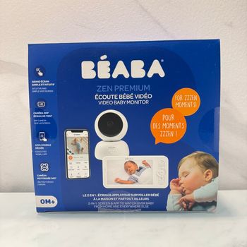 BEABA Babyphone écoute-bébé Vidéo Zen Premium V2.