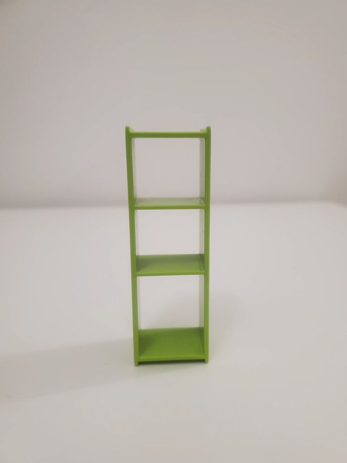 Playmobil Meuble chambre enfant, Une étagère, bibliothèque verte très bon état - photo numéro 3