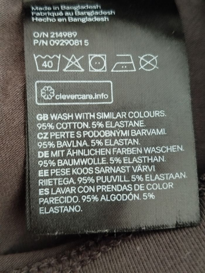 Legging long gris foncé H&M taille 8 ans - photo numéro 3