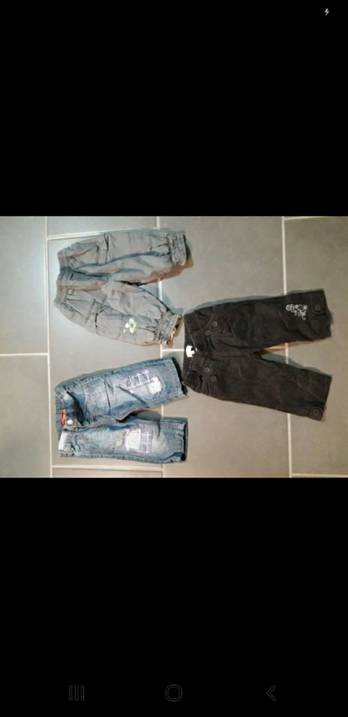Pantalons fille 6 mois