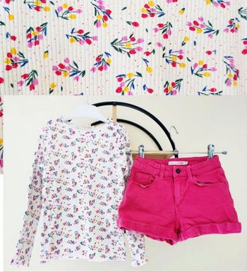 6 ans ensemble teeshirt dpam et short monoprix