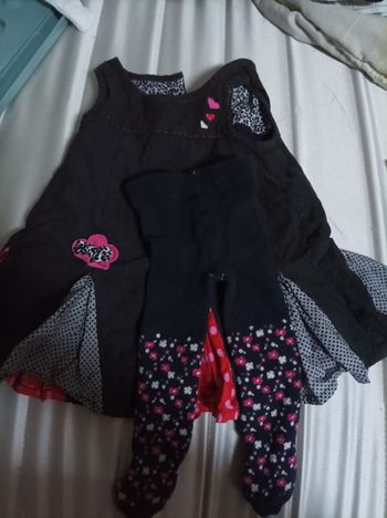 Lot collant+ robe