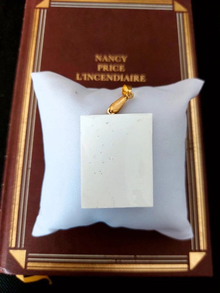 Magnifique pendentif bohème, petite image floral - photo numéro 3