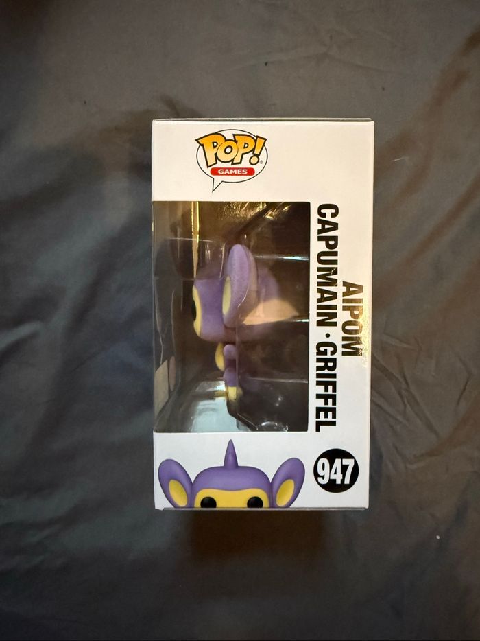 Funko Pop Aipom (Capumain) – Pokémon – n°947 – Flocked Exclusive - photo numéro 2