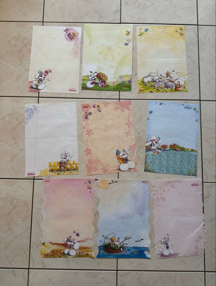 Lot Feuilles Diddl A4 et A5 - photo numéro 4