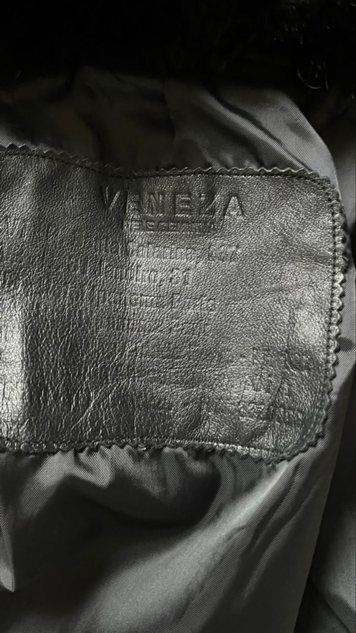 Veste en cuir et fourrure longue - photo numéro 5