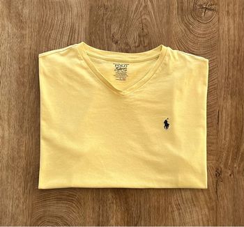 T.shirt jaune Polo Ralph Lauren pour homme, taille S