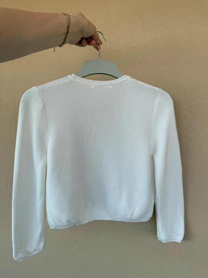Gilet en maille blanc - photo numéro 6