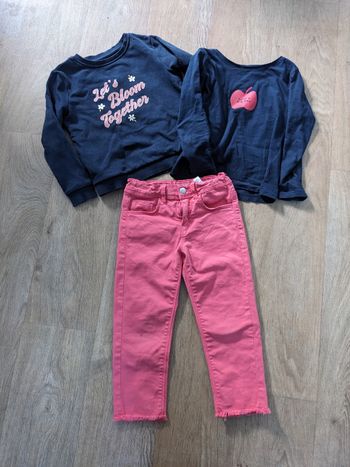 Ensemble coton bio 5 ans