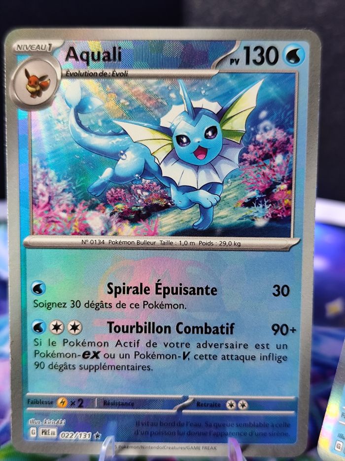 Carte pokémon neuve 🇨🇵 Aquali Masterball 022/131 Évolution Prismatique - photo numéro 2