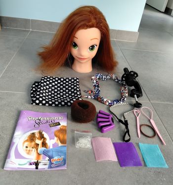 Tête à coiffer professional studio hair