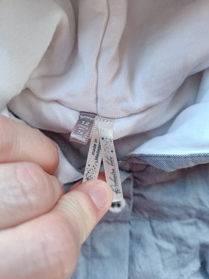 Manteau à capuche Fille 12 mois renard Orchestra - photo numéro 7