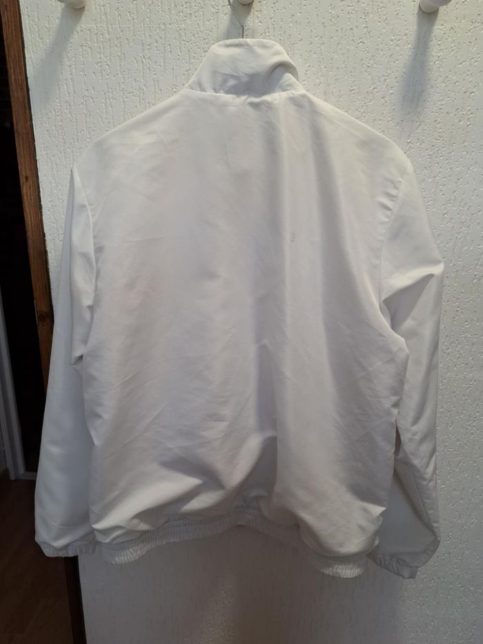 Belle veste homme XL Sergio Tacchini blanche zippée très bon état - photo numéro 3