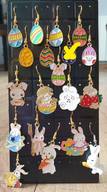 Boucles d'oreilles fantaisie