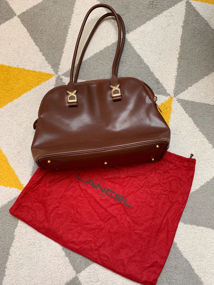 Sac à mains en cuir Lancel