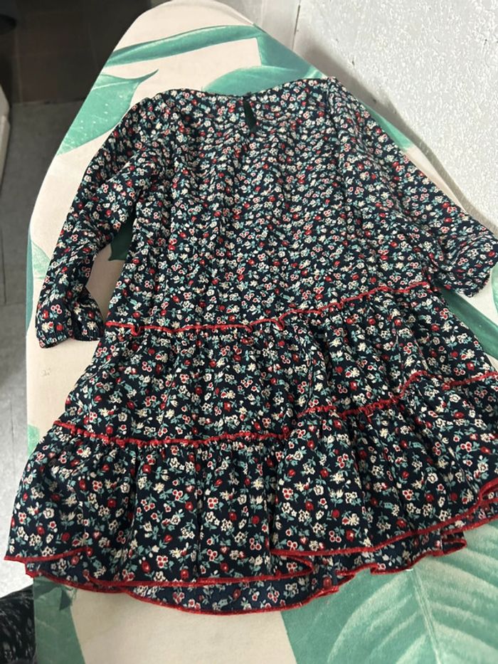 Robe légère fleurie manches longues 4 ans - photo numéro 3