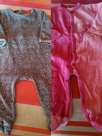 Lot pyjamas chaud 6mois
