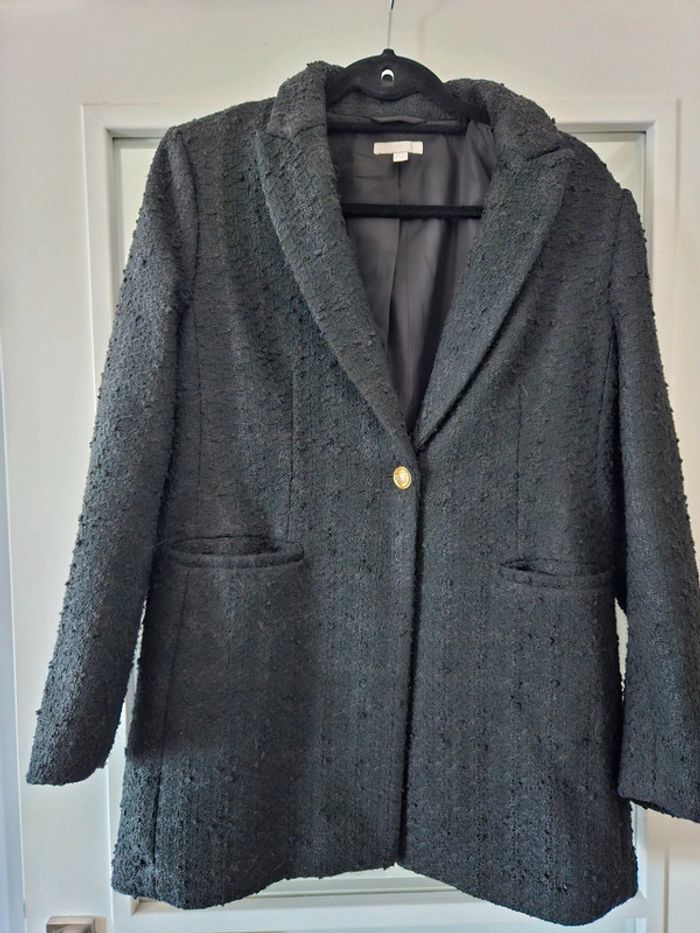 Blazer épais façon tweed H&M