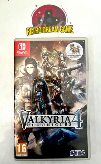 Valkyria chronicles 4 pour switch