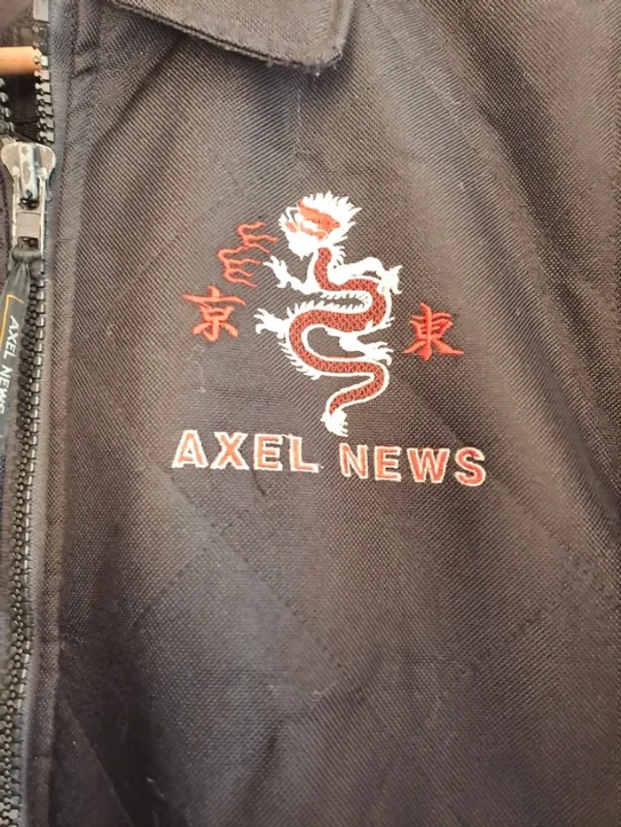 Manteau chaud qualité axel news 12 ans garçon tbe - photo numéro 2