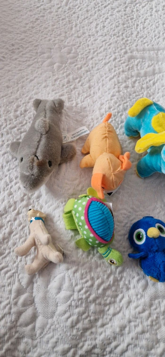 Lot de 8 petites peluches - photo numéro 2