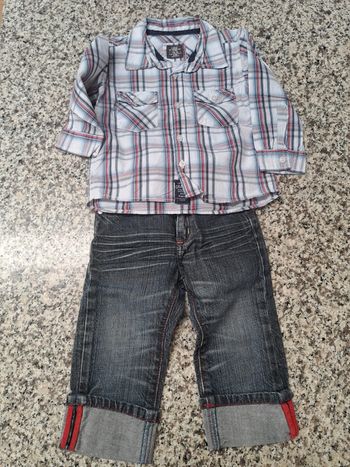 H&M : ensemble chemise & jean (86)