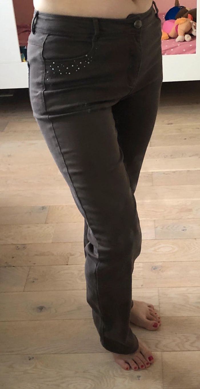 Pantalon marron Armand Thierry