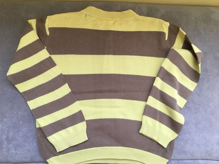 Pull Vertbaudet 4 ans Vert et Gris - photo numéro 3