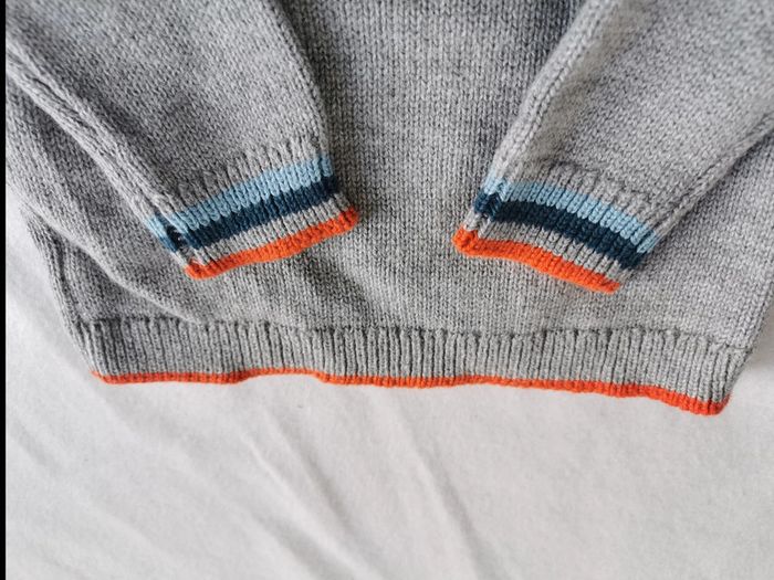 Pull 👣 20 % laine, sergent major, 6 mois - photo numéro 6