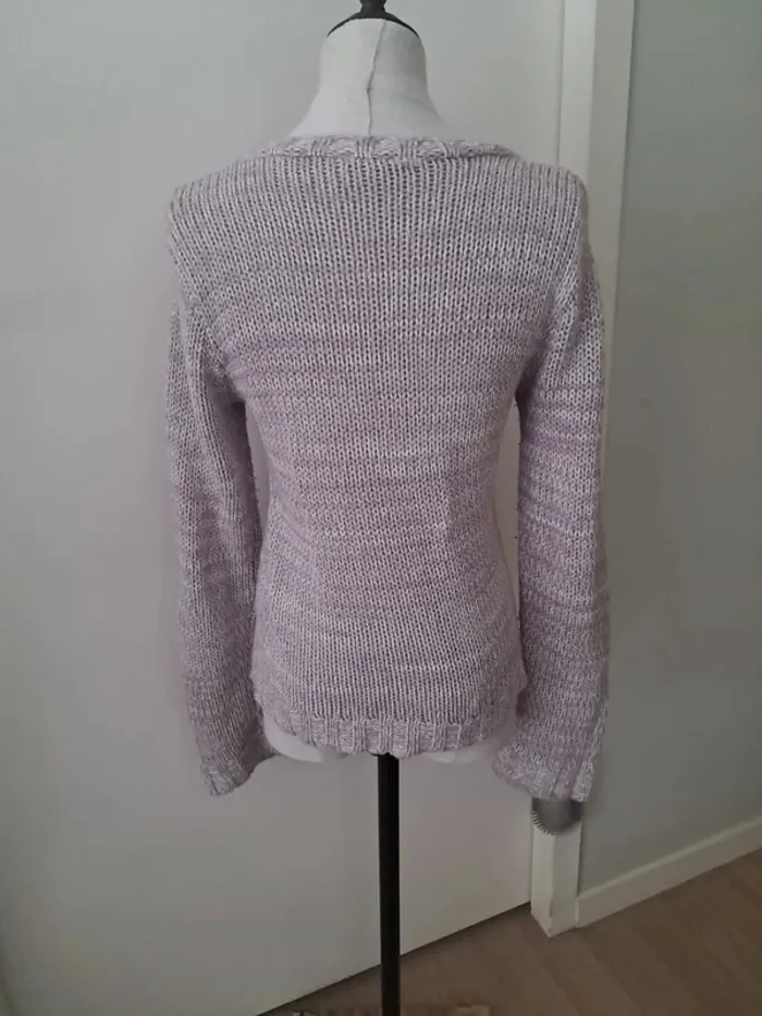 Pull violet lila taille S - photo numéro 2