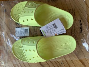 BAYA II SLIDE  Lime zest 41-42  Taille US M8/W10