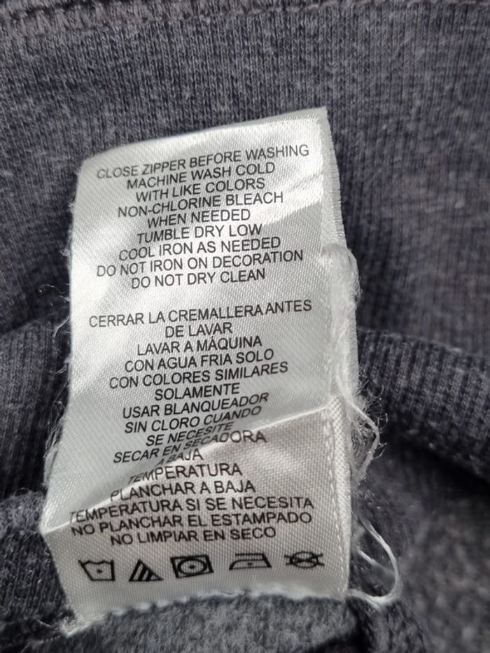 Gilet zippé à capuche Champion – Gris – Taille XL Femmes (mesures en photos) - photo numéro 7
