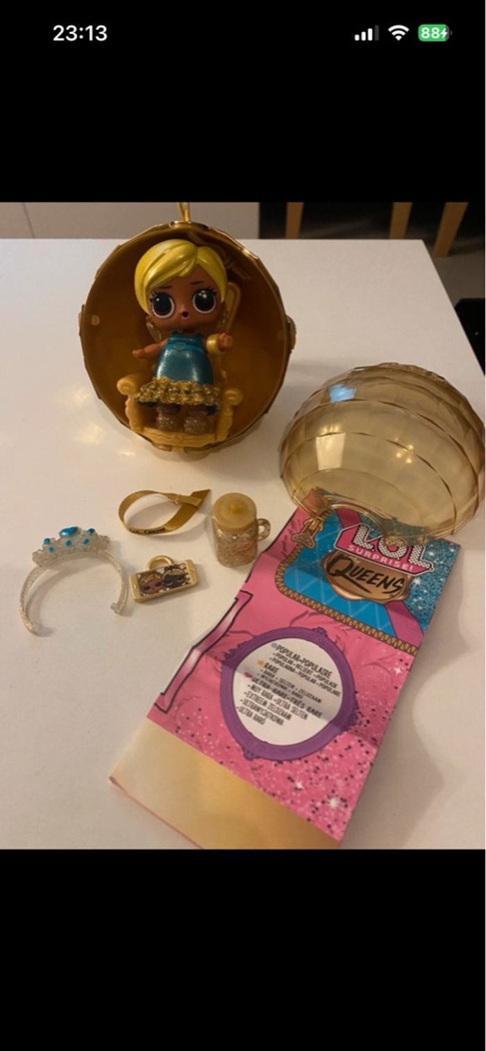 L.O.L. Surprise! Queens - Assortiment de base ALÉATOIRE ici modèle double queen  Poupée Royale