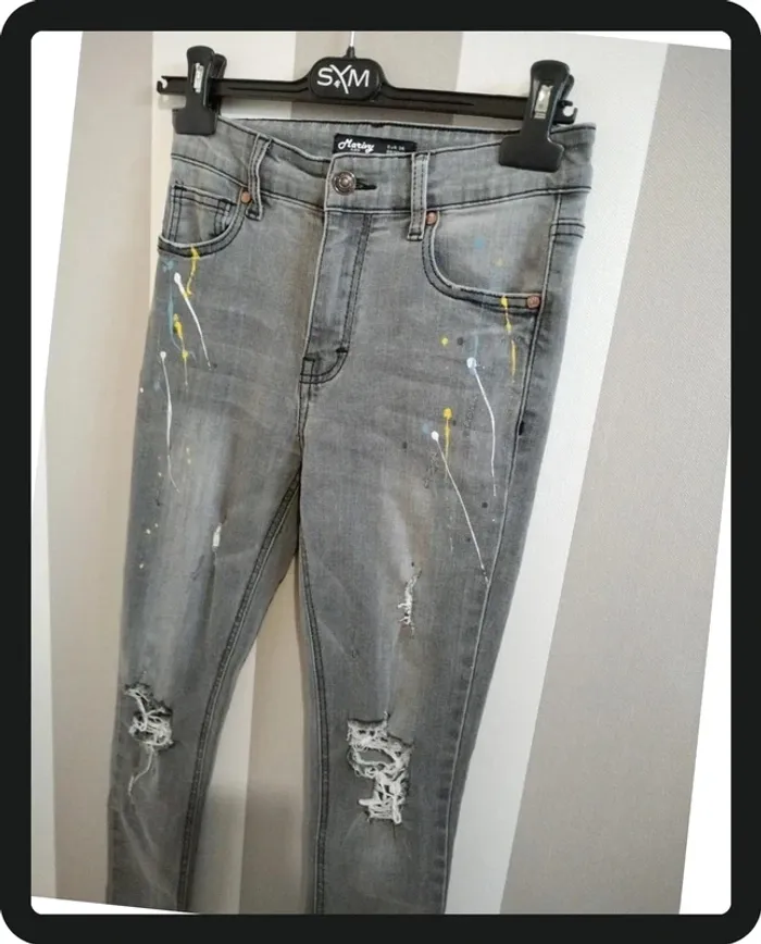 Pantalon en jean skinny - photo numéro 2