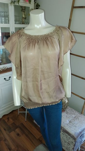 Top/ blouse satiné Morgan état neuf taille S