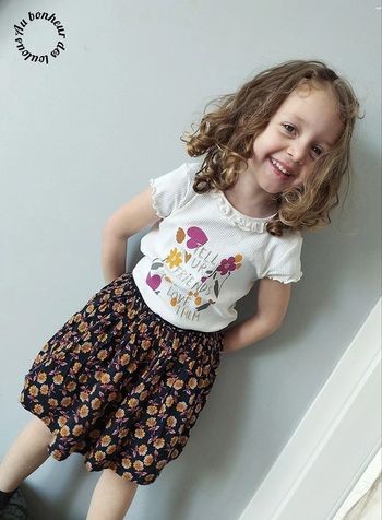 4 ans ensemble été tape a l oeil teeshirt et jupe