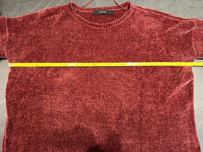 Pull tout doux bordeaux Vero Moda M - photo numéro 5