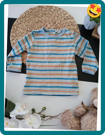 Haut à rayures garçon Taille 12 mois🌿🦁