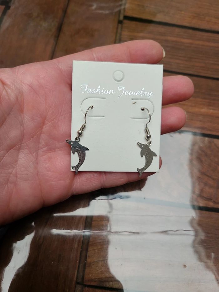 Boucles d'oreilles dauphin 🐬