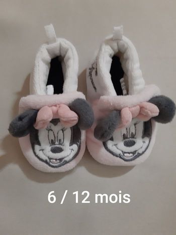 Chaussons bébé Minnie 6 / 12 mois