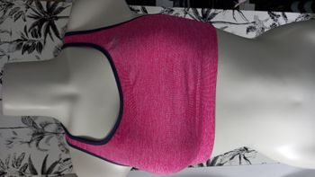 Brassière sport rose