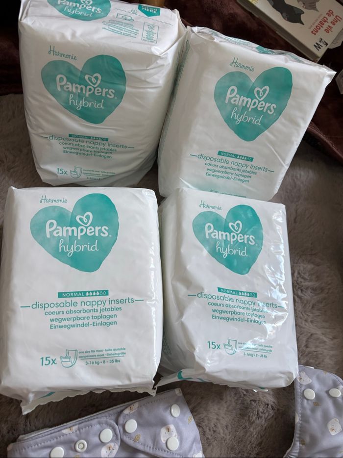 Pampers hybride avec des couches lavables - photo numéro 3