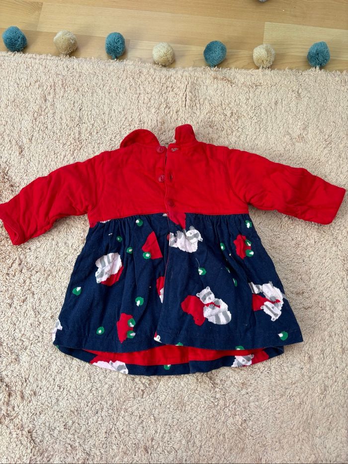 Robe vintage manche longue épaisse  3 mois - photo numéro 2