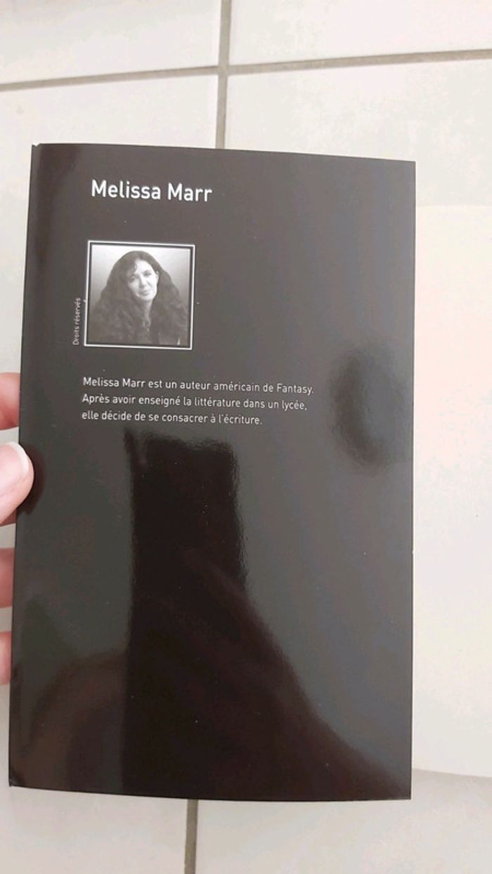 Livre ne jamais tomber amoureuse de Mélissa Marr - photo numéro 4