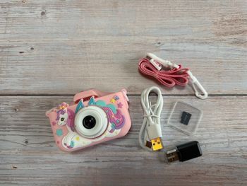 Appareil photo enfants rose licorne 