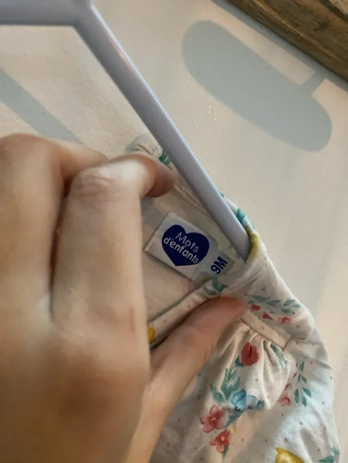 T-shirt fleuri mots d’enfants - photo numéro 2