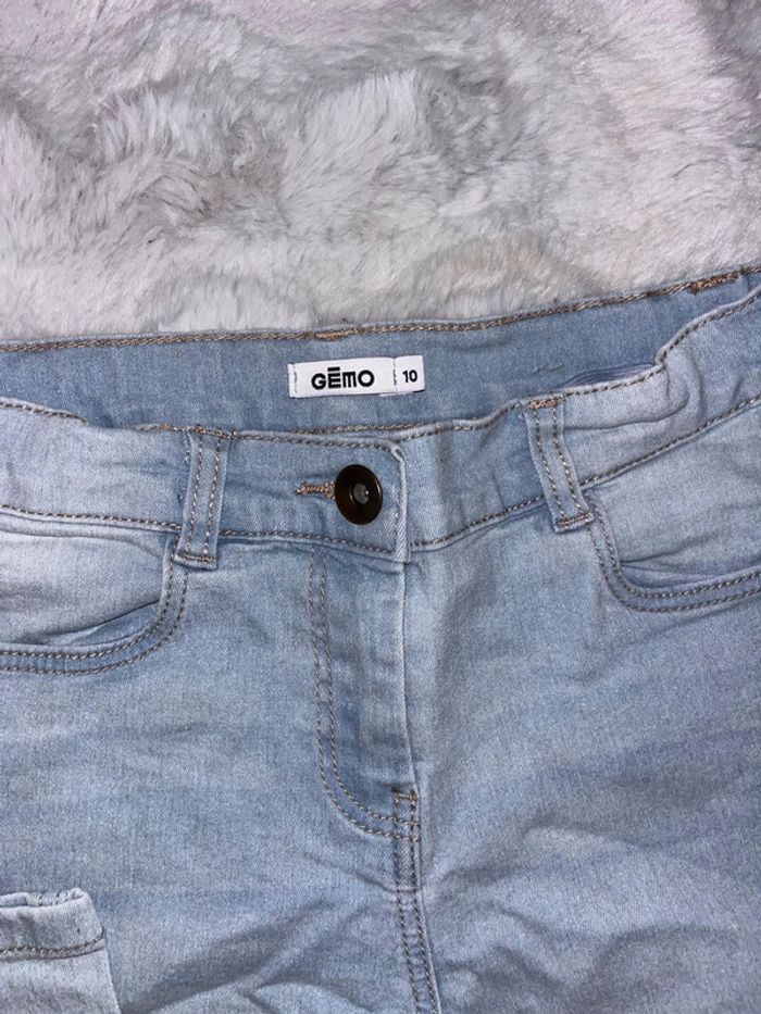 Jeans fille 10 ans gemo - photo numéro 3