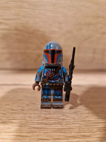 Figurine type lego guerrier Mandalorian star wars
