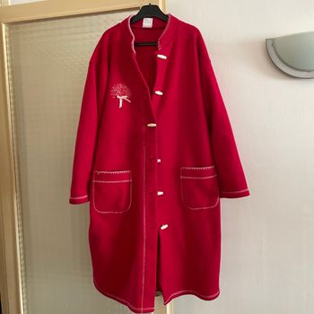 Robe de chambre rouge