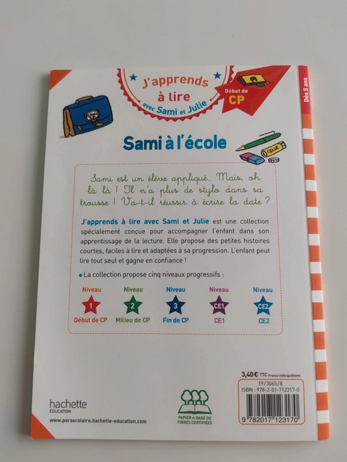 Livre j'apprends à lire avec Sami et Julie - photo numéro 2